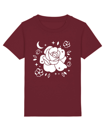 Celestial Flower Burgundy