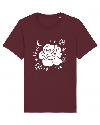 Celestial Flower Burgundy