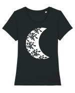 The Moon / Luna Tricou mânecă scurtă guler larg fitted Damă Expresser