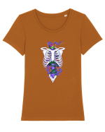 Breath Tricou mânecă scurtă guler larg fitted Damă Expresser