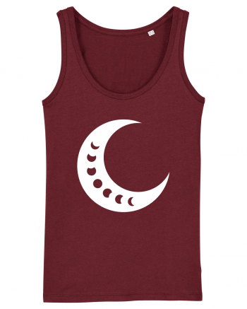 Fazele Lunii Moon Phases Burgundy