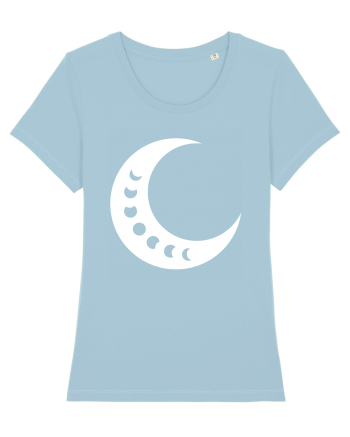 Fazele Lunii Moon Phases Sky Blue