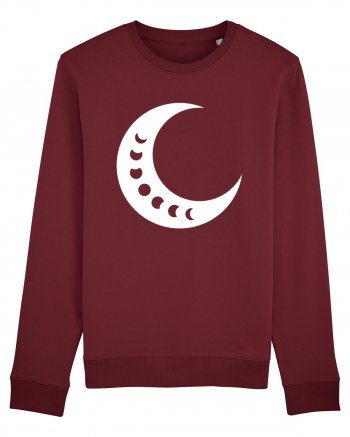 Fazele Lunii Moon Phases Burgundy