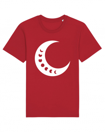 Fazele Lunii Moon Phases Red