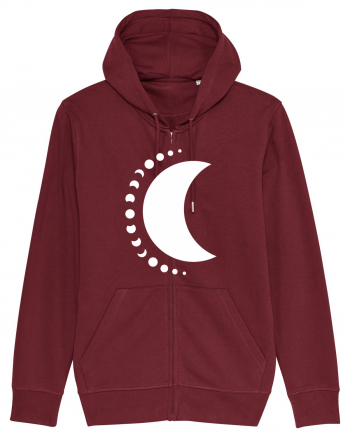 Fazele Lunii Moon Phases Burgundy