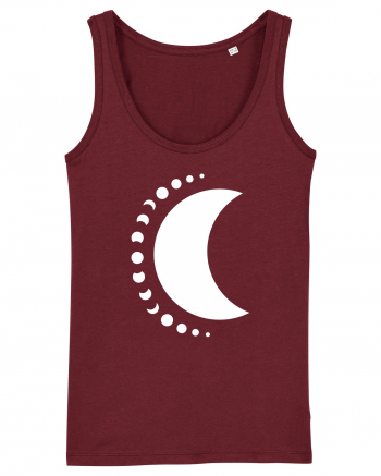 Fazele Lunii Moon Phases Burgundy