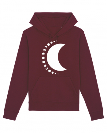 Fazele Lunii Moon Phases Burgundy