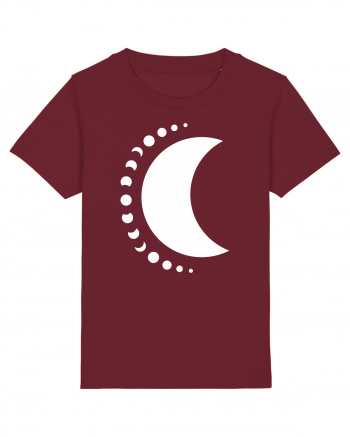 Fazele Lunii Moon Phases Burgundy