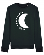 Fazele Lunii Moon Phases Bluză mânecă lungă Unisex Rise