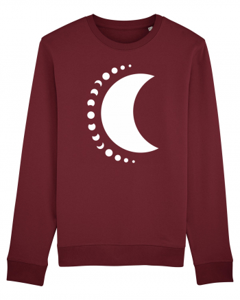 Fazele Lunii Moon Phases Burgundy