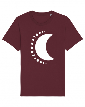 Fazele Lunii Moon Phases Burgundy