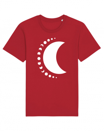 Fazele Lunii Moon Phases Red