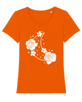 Celestial Moon Flowers Bright Orange