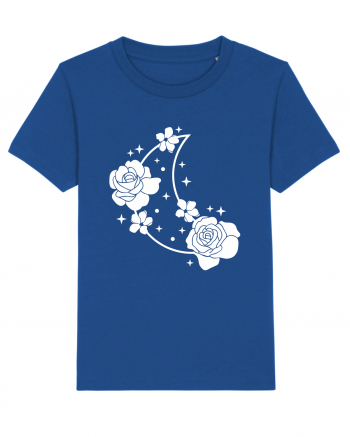 Celestial Moon Flowers Majorelle Blue