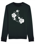 Celestial Moon Flowers Bluză mânecă lungă Unisex Rise