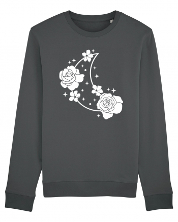 Celestial Moon Flowers Anthracite