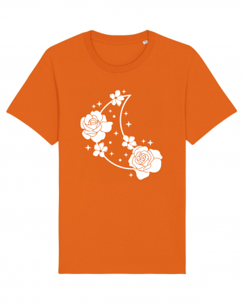 Celestial Moon Flowers Bright Orange