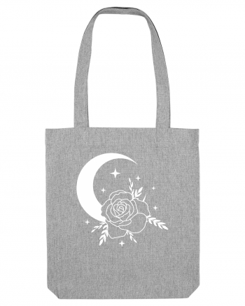 Celestial Moon Flower Heather Grey