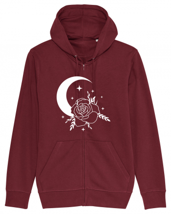 Celestial Moon Flower Burgundy