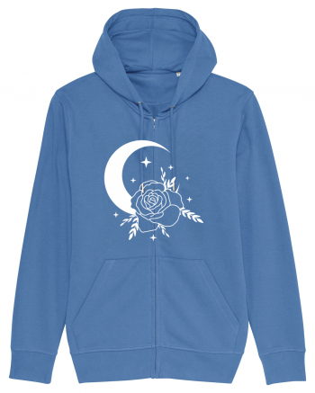 Celestial Moon Flower Bright Blue