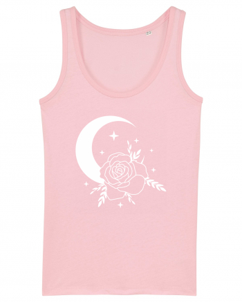 Celestial Moon Flower Cotton Pink