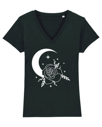 Celestial Moon Flower Black