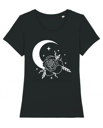 Celestial Moon Flower Black