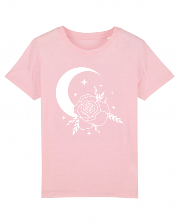 Celestial Moon Flower Cotton Pink