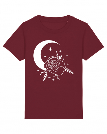 Celestial Moon Flower Burgundy