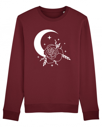 Celestial Moon Flower Burgundy