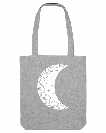 Moon With Flowers Heather Grey