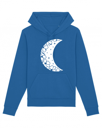 Moon With Flowers Royal Blue