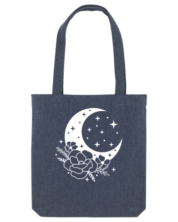 Mystic Moon Flowers Midnight Blue