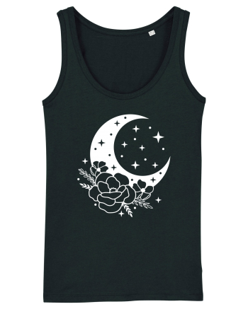 Mystic Moon Flowers Black
