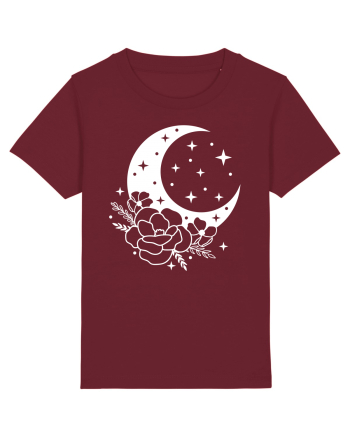 Mystic Moon Flowers Burgundy