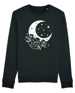 Mystic Moon Flowers Bluză mânecă lungă Unisex Rise