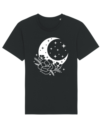 Mystic Moon Flowers Black