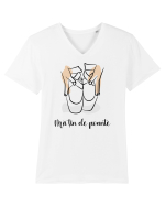 Mă țin de poante Tricou mânecă scurtă guler V Bărbat Presenter