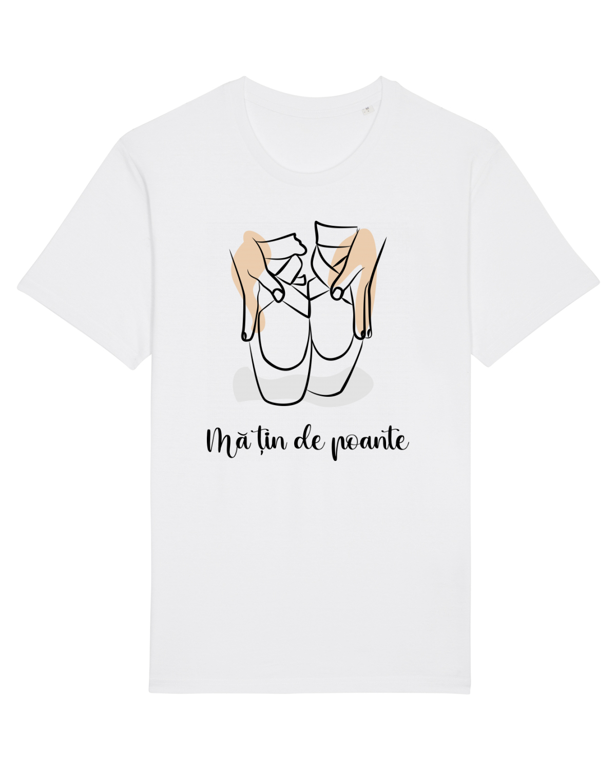 Tricou mânecă scurtă Unisex Rocker White