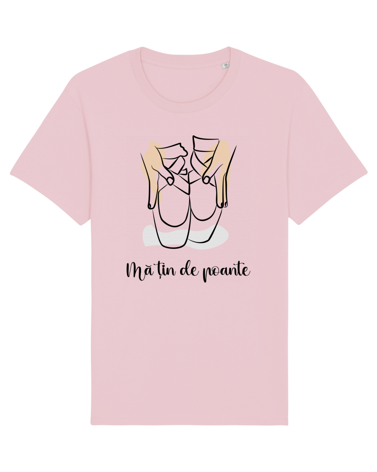 Tricou mânecă scurtă Unisex Rocker Cotton Pink