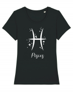 Pisces Pesti Tricou mânecă scurtă guler larg fitted Damă Expresser