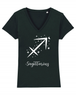 Sagittarius Sagetator Tricou mânecă scurtă guler V Damă Evoker