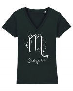 Scorpio Scorpion Tricou mânecă scurtă guler V Damă Evoker