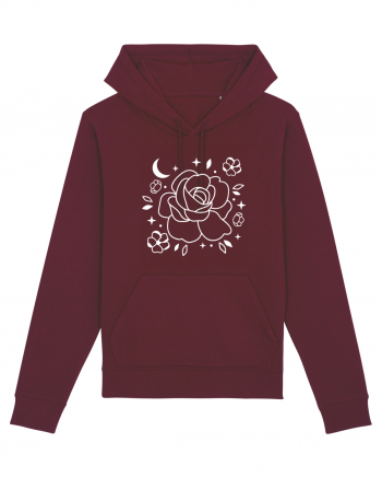 Star Flower Burgundy