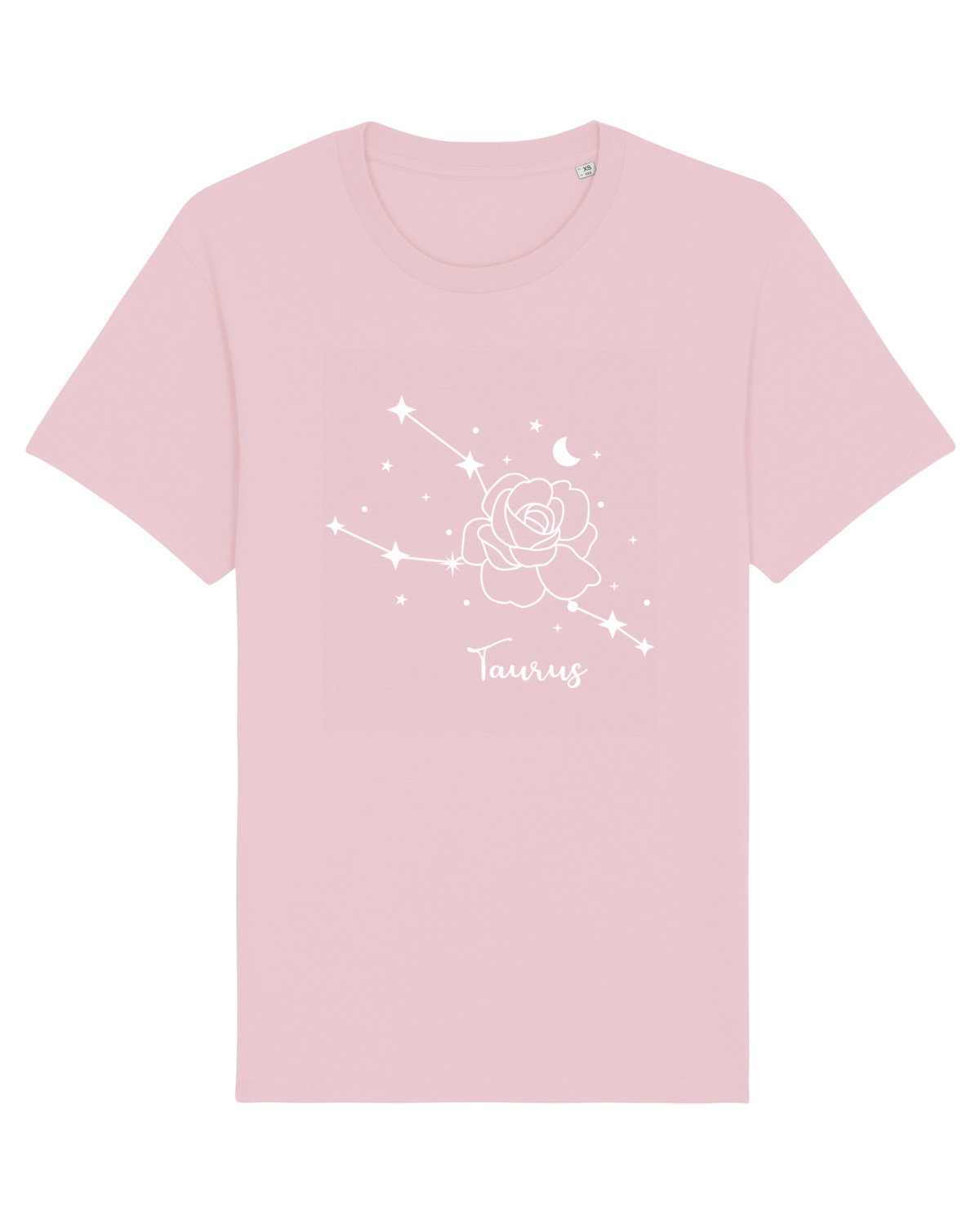 Tricou mânecă scurtă Unisex Rocker Cotton Pink