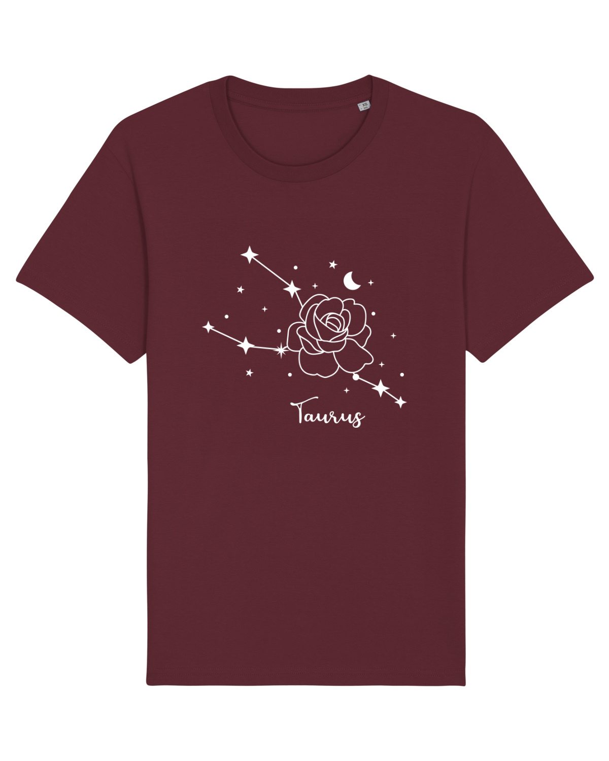 Tricou mânecă scurtă Unisex Rocker Burgundy