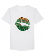 Lucky Lips St Patrick's Day Tricou mânecă scurtă guler larg Bărbat Skater