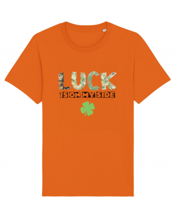 Luck Is On My Side Bright Orange