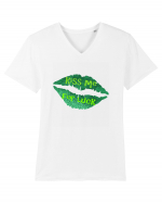 Kiss Me For Luck Tricou mânecă scurtă guler V Bărbat Presenter