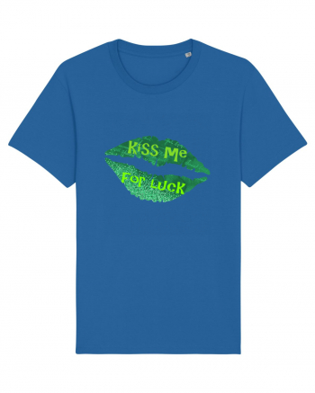 Kiss Me For Luck Royal Blue